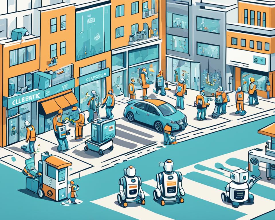 Role of Service Robots in Public Spaces